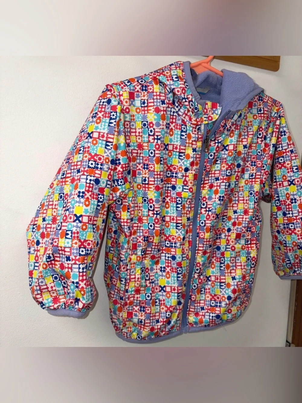 Columbia Kids Multicolor Quilted Puffer Jacket with Hood 2T